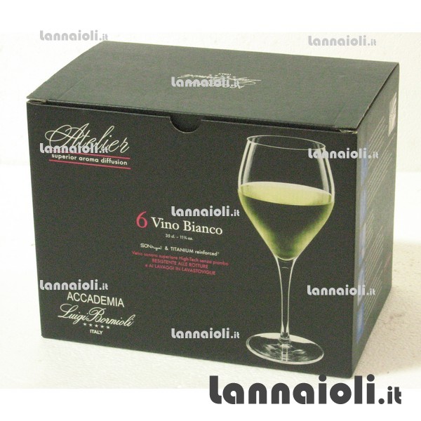 BICCHIERI ATELIER VINO CAL. cl.35 PZ.6 bormioli luigi